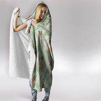 Mint Palaka Hula Girls Seamless Hawaii Aloha Hooded Blanket LT7 - Polynesian Pride