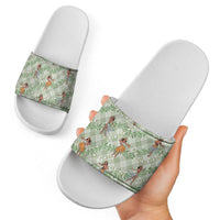 Mint Palaka Hula Girls Seamless Hawaii Aloha Slide Sandals LT7 - Polynesian Pride