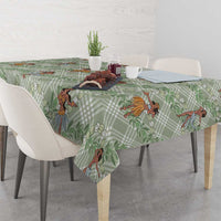 Mint Palaka Hula Girls Seamless Hawaii Aloha Tablecloth LT7 - Polynesian Pride