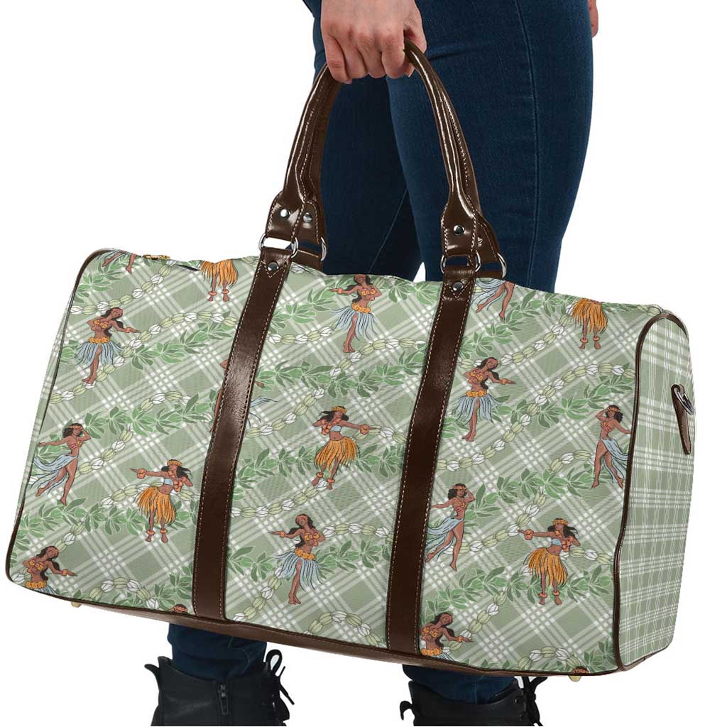 Mint Palaka Hula Girls Seamless Hawaii Aloha Travel Bag LT7 - Polynesian Pride