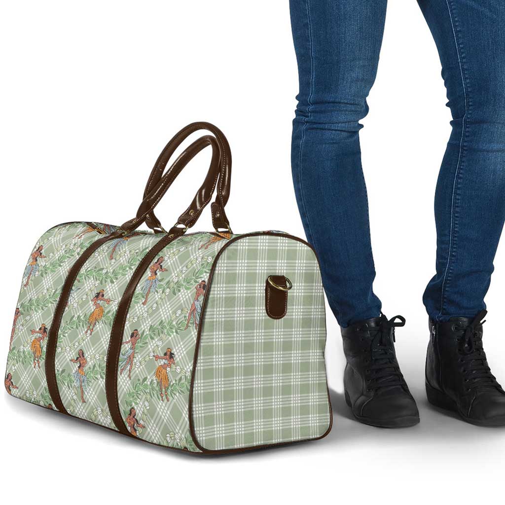 Mint Palaka Hula Girls Seamless Hawaii Aloha Travel Bag LT7 - Polynesian Pride