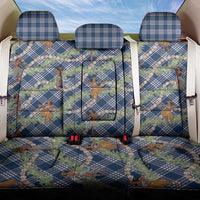Navy Blue Palaka Hula Girls Seamless Hawaii Aloha Back Car Seat Cover LT7 One Size Navy Blue - Polynesian Pride