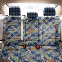 Navy Blue Palaka Hula Girls Seamless Hawaii Aloha Back Car Seat Cover LT7 - Polynesian Pride