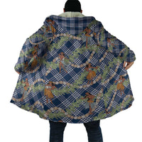 Navy Blue Palaka Hula Girls Seamless Hawaii Aloha Cloak LT7 - Polynesian Pride