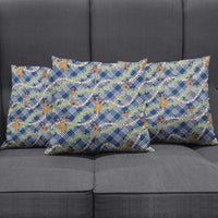Navy Blue Palaka Hula Girls Seamless Hawaii Aloha Pillow Cover LT7 - Polynesian Pride