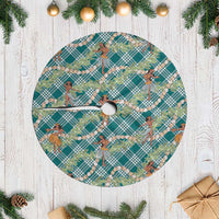 Teal Palaka Hula Girls Seamless Hawaii Aloha Tree Skirt LT7 Casual Teal - Polynesian Pride