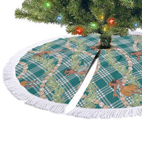 Teal Palaka Hula Girls Seamless Hawaii Aloha Tree Skirt LT7 - Polynesian Pride