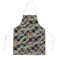Sable Palaka Hula Girls Seamless Hawaii Aloha Apron LT7 Black - Polynesian Pride