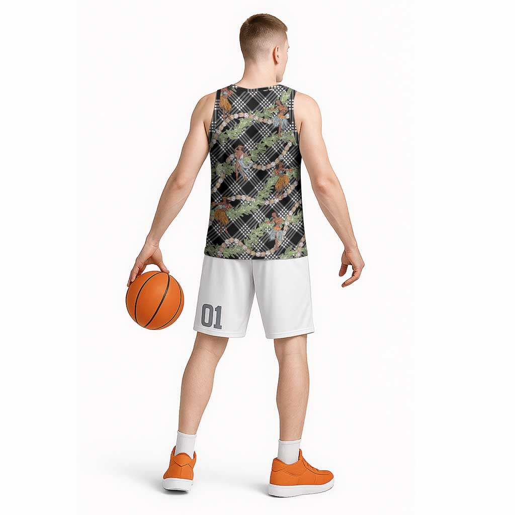 Sable Palaka Hula Girls Seamless Hawaii Aloha Basketball Jersey LT7 - Polynesian Pride