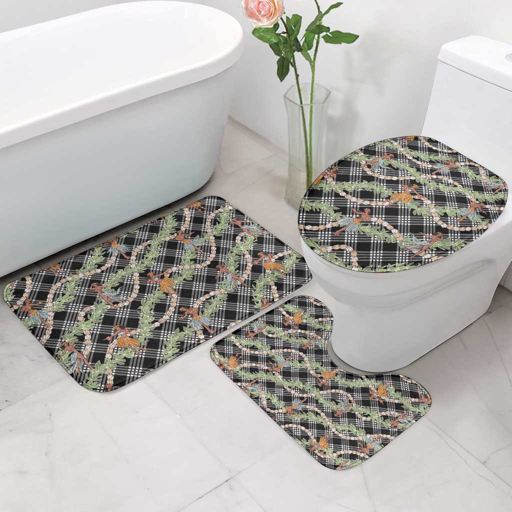 Sable Palaka Hula Girls Seamless Hawaii Aloha Bathroom Set LT7 - Polynesian Pride