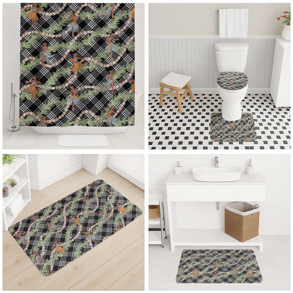 Sable Palaka Hula Girls Seamless Hawaii Aloha Bathroom Set LT7 - Polynesian Pride