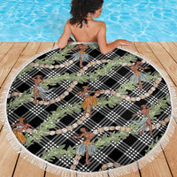 Sable Palaka Hula Girls Seamless Hawaii Aloha Beach Blanket LT7 - Polynesian Pride