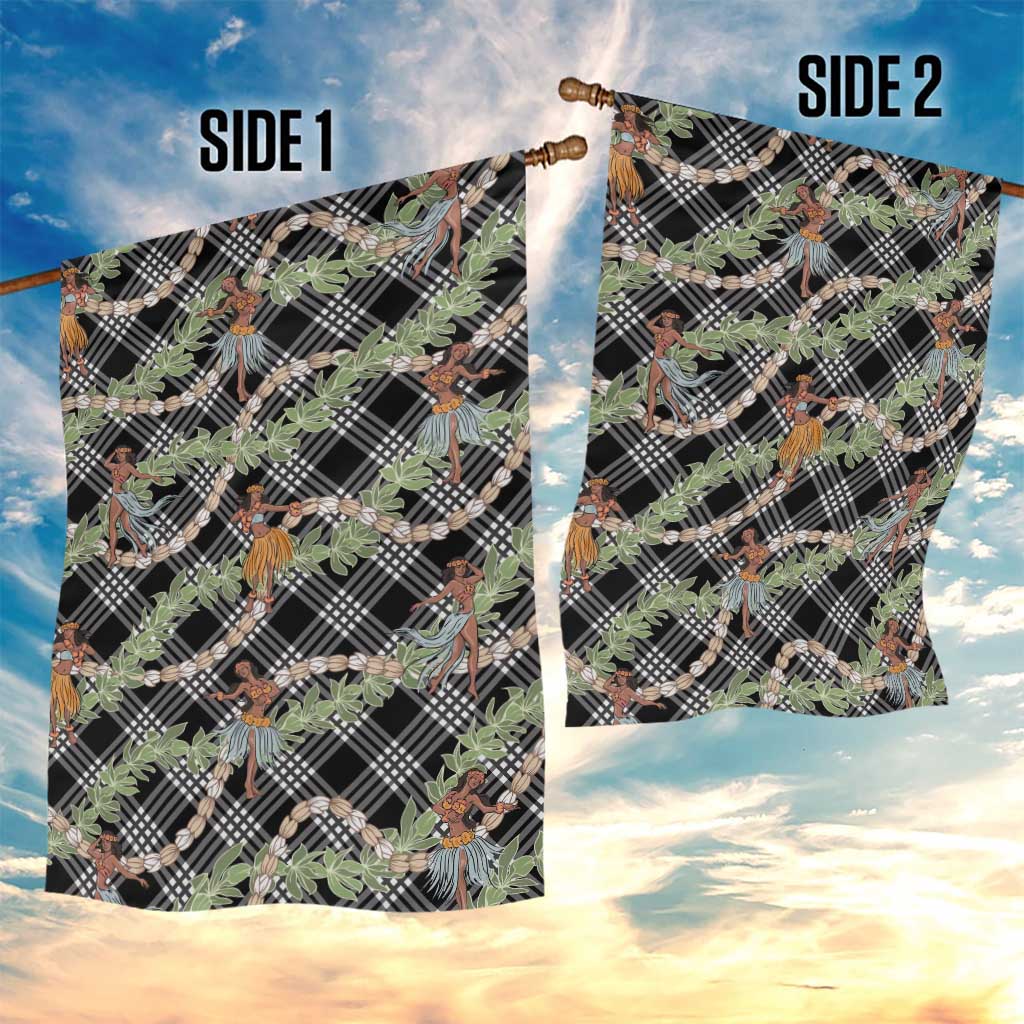 Sable Palaka Hula Girls Seamless Hawaii Aloha Garden Flag LT7 - Polynesian Pride