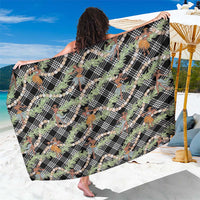Sable Palaka Hula Girls Seamless Hawaii Aloha Sarong LT7 One Size 44 x 66 inches Black - Polynesian Pride