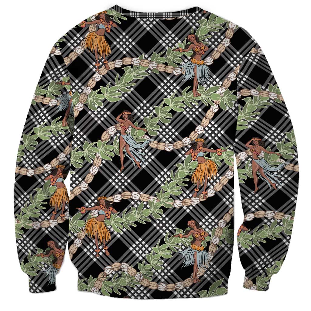 Sable Palaka Hula Girls Seamless Hawaii Aloha Sweatshirt LT7 - Polynesian Pride