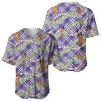 Lavender Palaka Hula Girls Seamless Hawaii Aloha Baseball Jersey LT7 - Polynesian Pride
