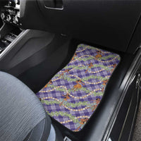 Lavender Palaka Hula Girls Seamless Hawaii Aloha Car Mats LT7 - Polynesian Pride
