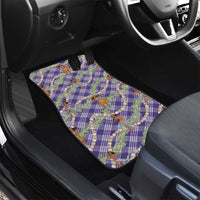 Lavender Palaka Hula Girls Seamless Hawaii Aloha Car Mats LT7 - Polynesian Pride