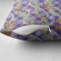 Lavender Palaka Hula Girls Seamless Hawaii Aloha Pillow Cover LT7 - Polynesian Pride
