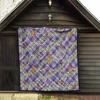 Lavender Palaka Hula Girls Seamless Hawaii Aloha Quilt LT7 - Polynesian Pride