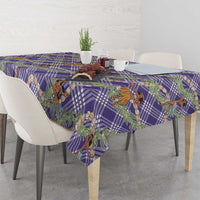 Lavender Palaka Hula Girls Seamless Hawaii Aloha Tablecloth LT7 - Polynesian Pride