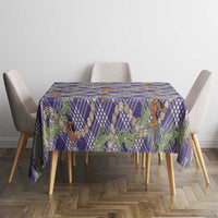 Lavender Palaka Hula Girls Seamless Hawaii Aloha Tablecloth LT7 - Polynesian Pride