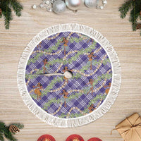 Lavender Palaka Hula Girls Seamless Hawaii Aloha Tree Skirt LT7 Fringed Lavender - Polynesian Pride