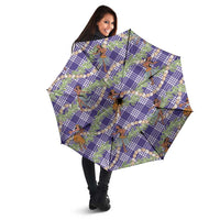 Lavender Palaka Hula Girls Seamless Hawaii Aloha Umbrella LT7 - Polynesian Pride