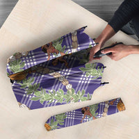Lavender Palaka Hula Girls Seamless Hawaii Aloha Umbrella LT7 - Polynesian Pride