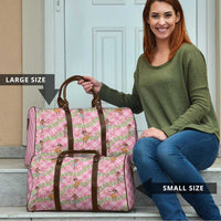 Lokelani Pink Palaka Hula Girls Seamless Hawaii Aloha Travel Bag LT7 - Polynesian Pride