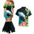 Tahiti Ia Orana Couples Matching Mermaid Dress and Hawaiian Shirt Tahitian Vahine LT7 - Polynesian Pride