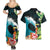 Tahiti Ia Orana Couples Matching Summer Maxi Dress and Hawaiian Shirt Tahitian Vahine LT7 - Polynesian Pride