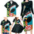 Tahiti Ia Orana Family Matching Long Sleeve Bodycon Dress and Hawaiian Shirt Tahitian Vahine LT7 - Polynesian Pride