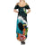 Tahiti Ia Orana Family Matching Summer Maxi Dress and Hawaiian Shirt Tahitian Vahine LT7 - Polynesian Pride