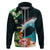 Tahiti Ia Orana Zip Hoodie Tahitian Vahine LT7 Zip Hoodie Colorful - Polynesian Pride