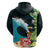 Tahiti Ia Orana Zip Hoodie Tahitian Vahine LT7 - Polynesian Pride