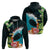 Tahiti Ia Orana Zip Hoodie Tahitian Vahine LT7 - Polynesian Pride