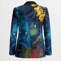 Tui Bird New Zealand Starry Sky Blazer Maori Koru LT7 - Polynesian Pride