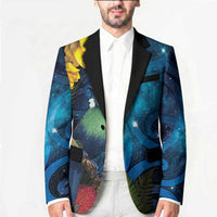 Tui Bird New Zealand Starry Sky Blazer Maori Koru LT7 - Polynesian Pride