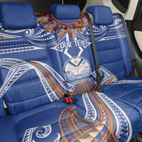 Yokwe Marshall Islands Personalized Back Car Seat Cover Jemenei Day - Seashell Necklace LT7 - Polynesian Pride