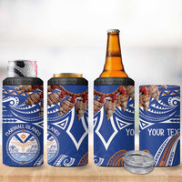 Yokwe Marshall Islands Personalized 4 in 1 Can Cooler Tumbler Jemenei Day - Seashell Necklace LT7 - Polynesian Pride
