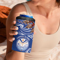 Yokwe Marshall Islands Personalized 4 in 1 Can Cooler Tumbler Jemenei Day - Seashell Necklace LT7 - Polynesian Pride