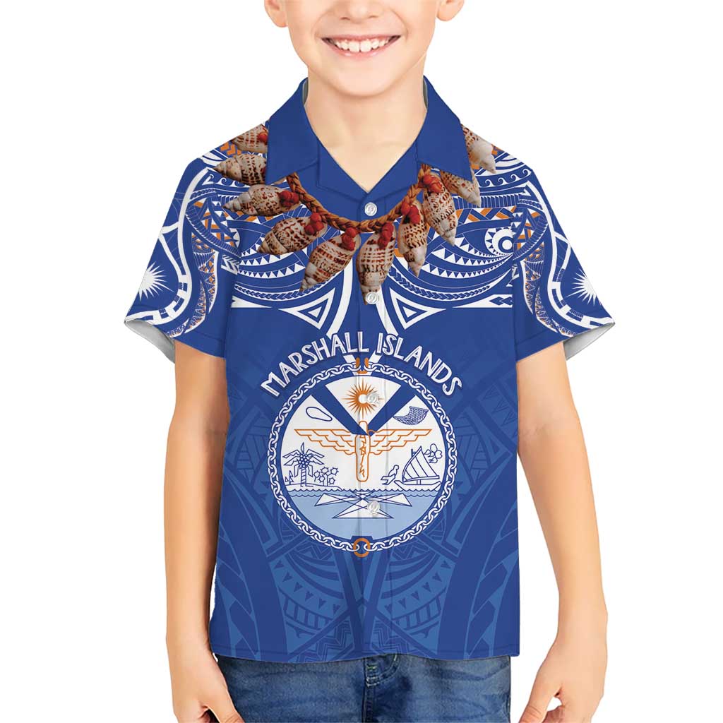 Yokwe Marshall Islands Personalized Hawaiian Shirt Jemenei Day - Seashell Necklace LT7 - Polynesian Pride