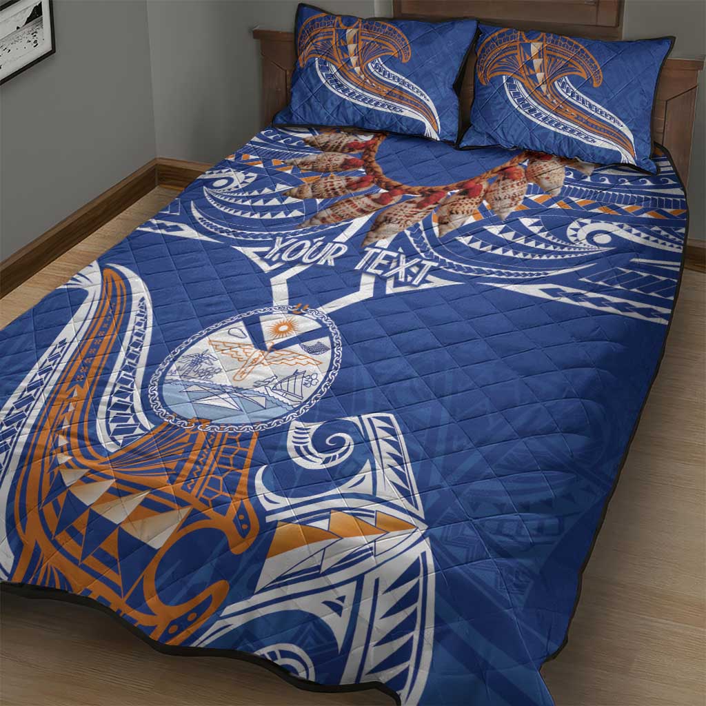 Yokwe Marshall Islands Personalized Quilt Bed Set Jemenei Day - Seashell Necklace LT7 - Polynesian Pride
