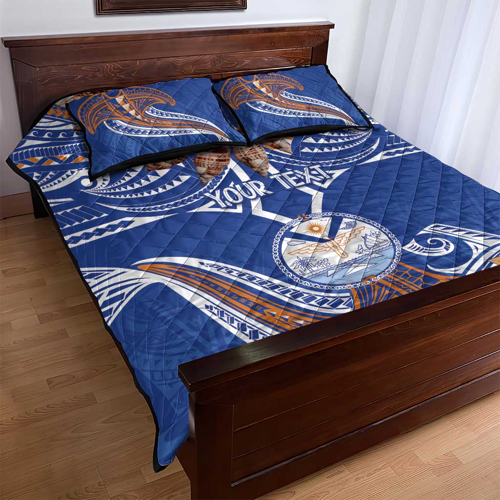 Yokwe Marshall Islands Personalized Quilt Bed Set Jemenei Day - Seashell Necklace LT7 - Polynesian Pride