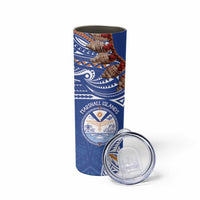 Yokwe Marshall Islands Personalized Skinny Tumbler Jemenei Day - Seashell Necklace LT7 - Polynesian Pride