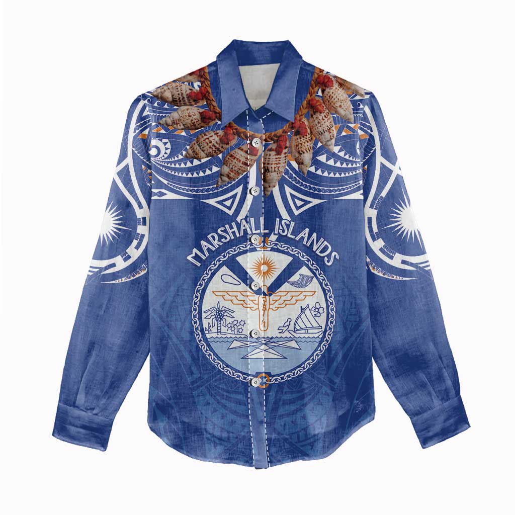 Yokwe Marshall Islands Personalized Women Casual Shirt Jemenei Day - Seashell Necklace LT7 - Polynesian Pride