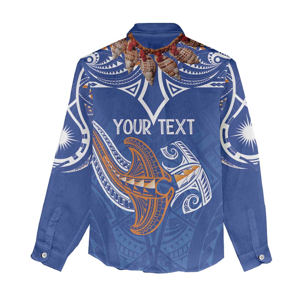 Yokwe Marshall Islands Personalized Women Casual Shirt Jemenei Day - Seashell Necklace LT7 - Polynesian Pride