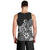 Polynesia Men Tank Top Plumeria Black Curves LT7 - Polynesian Pride