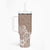 Hawaii Tumbler With Handle Plumeria Beige Curves